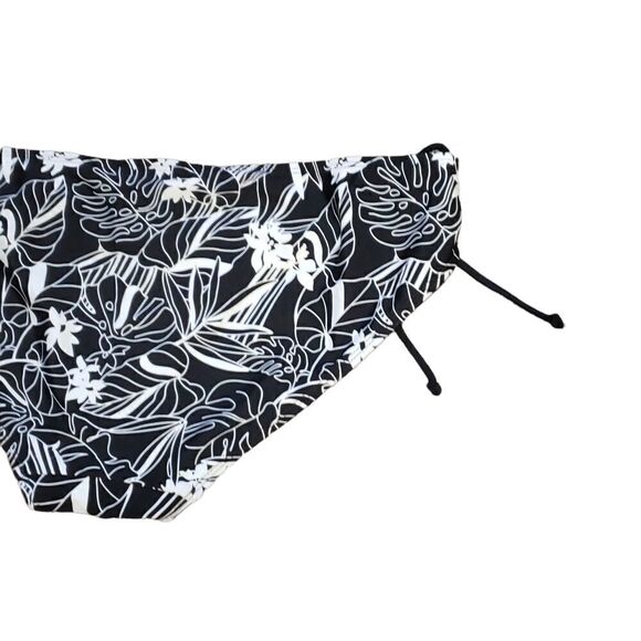 Collections by Catalina Black & White Bikini Bottom Sz L (12/14) - Picture 3 of 12